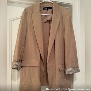 Zara Tan Blazer